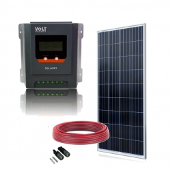 Panel słoneczny 140W + regulator MPPT smart