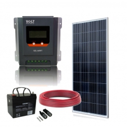 Panel słoneczny 140W + regulator MPPT smart