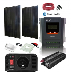 Solarny zestaw zasilania do Kampera - Moc 280W MPPT 20A Bluetooth