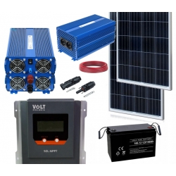 Zestaw Solarny Off-Grid 360W PV 3000W 12V Sinus Moc !